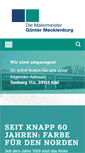 Mobile Screenshot of malermecklenburg.de